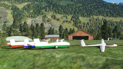 LSPU Münster Airport - Microsoft Flight Simulator screenshot