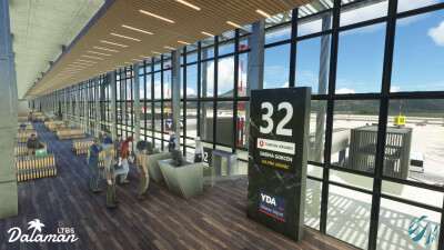 LTBS Dalaman Airport - Microsoft Flight Simulator screenshot
