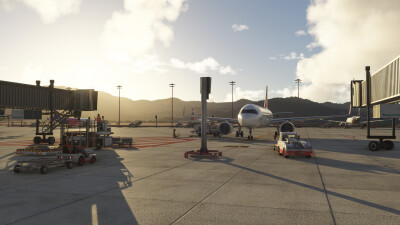 LTBS Dalaman Airport - Microsoft Flight Simulator screenshot