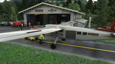 LSGR Reichenbach Airport - Microsoft Flight Simulator screenshot