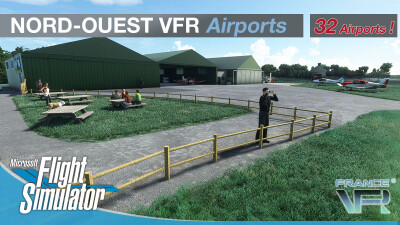 France VFR Nord-Ouest Airports - Microsoft Flight Simulator screenshot