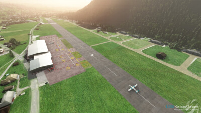 LSGK Gstaad Saanen Airport - Microsoft Flight Simulator screenshot