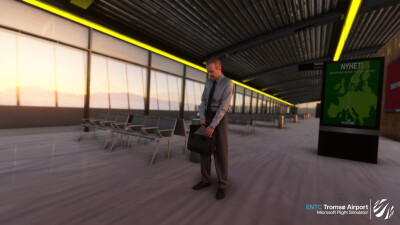 ENTC Tromsø Airport - Microsoft Flight Simulator screenshot