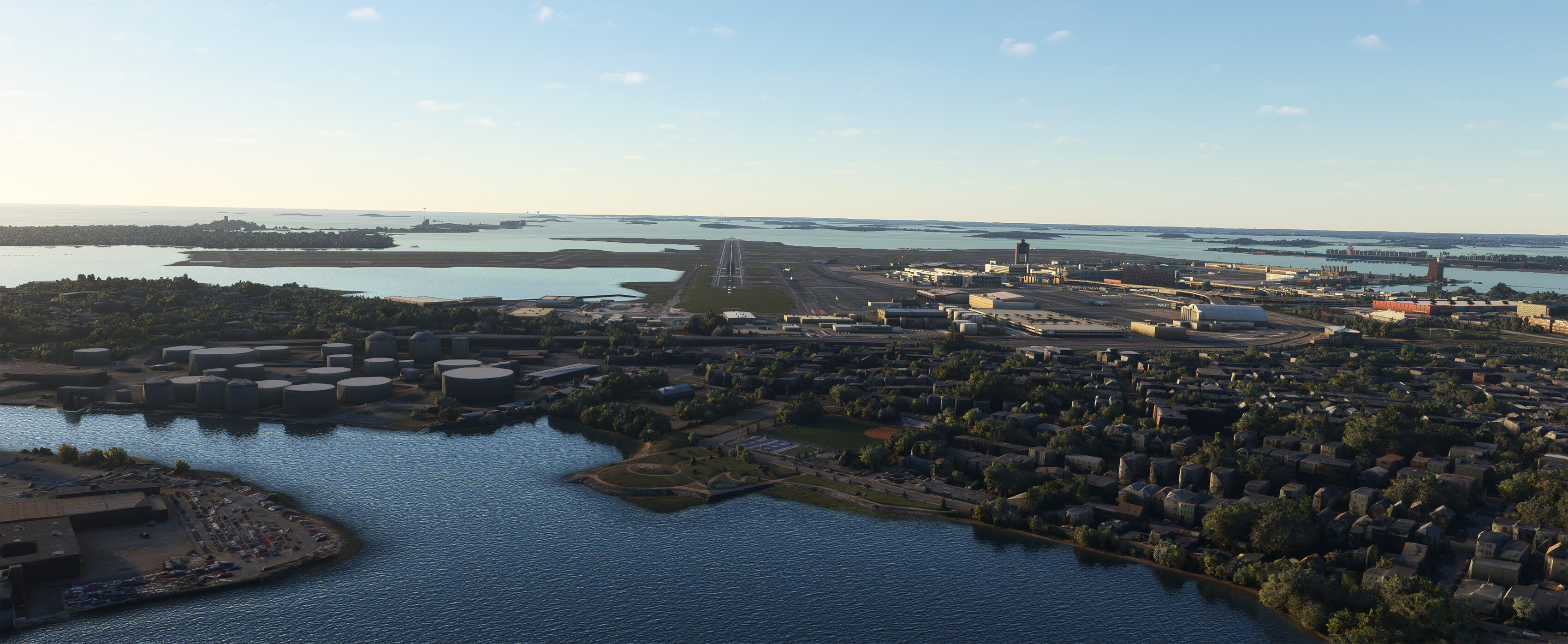 KBOS Boston Logan International Airport - Microsoft Flight Simulator - Orbx