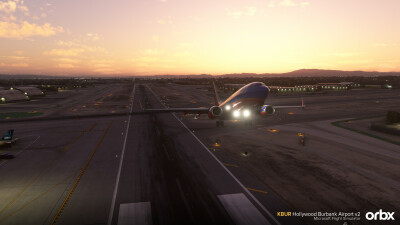KBUR Hollywood Burbank Airport v2 - Microsoft Flight Simulator screenshot