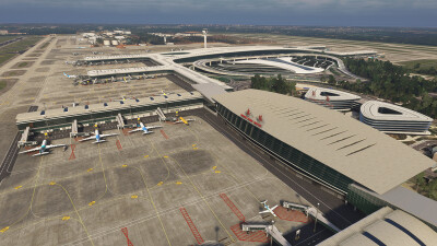 ZHHH Wuhan Tianhe International Airport & City - Microsoft Flight Simulator screenshot