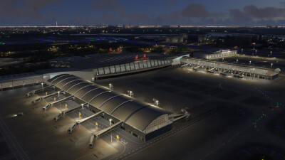 ZHHH Wuhan Tianhe International Airport & City - Microsoft Flight Simulator screenshot