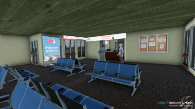 EDWR Borkum Airfield - Microsoft Flight Simulator screenshot