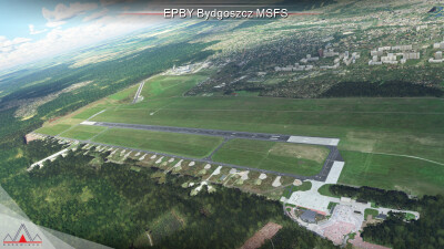 EPBY Bydgoszcz Ignacy Jan Paderewski Airport - Microsoft Flight Simulator screenshot