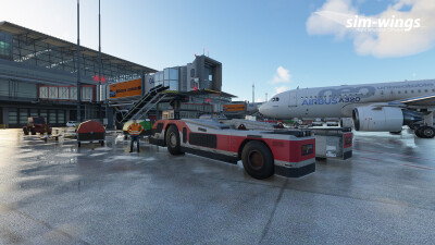 EDDH Hamburg Airport - Microsoft Flight Simulator screenshot