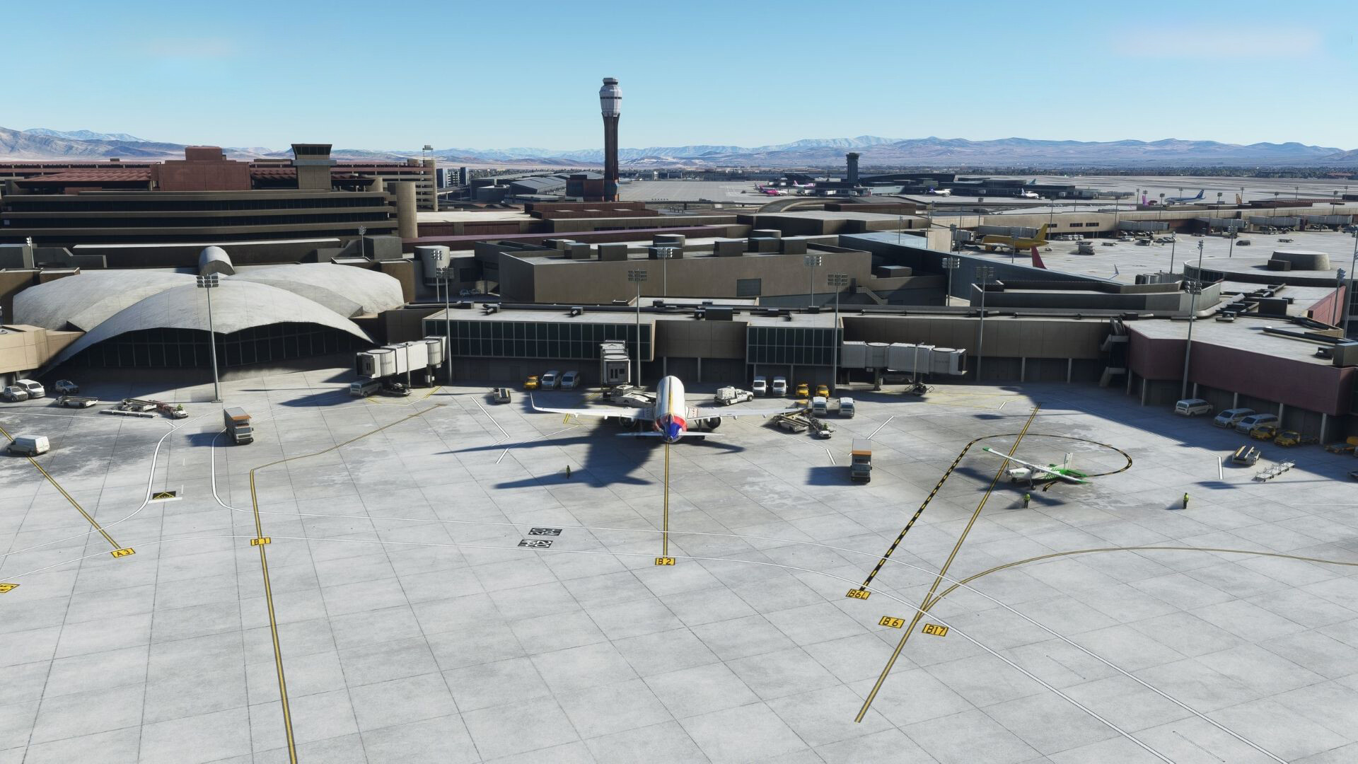 KLAS Las Vegas Airport - Microsoft Flight Simulator - Orbx