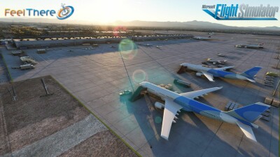 KLAS Las Vegas Airport - Microsoft Flight Simulator screenshot