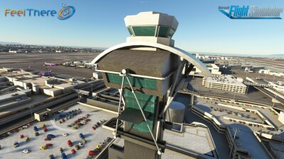KLAX Los Angeles Airport - Microsoft Flight Simulator screenshot