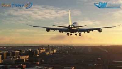 KLAX Los Angeles Airport - Microsoft Flight Simulator screenshot