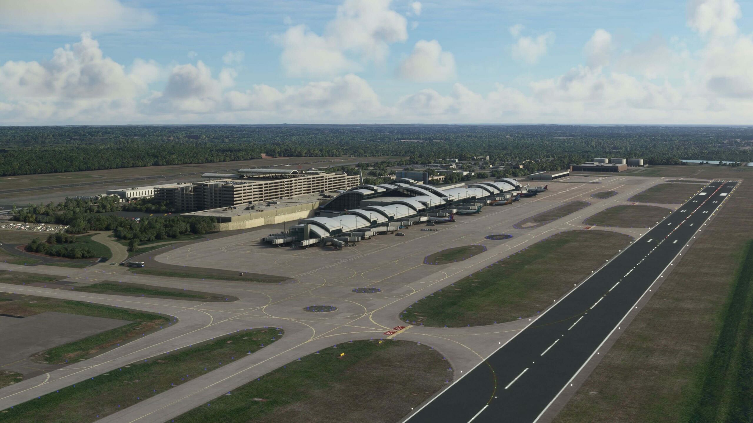 KRDU Raleigh-Durham International Airport - Microsoft Flight Simulator