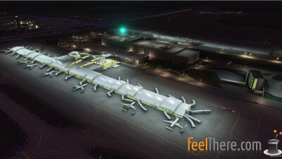 KRDU Raleigh-Durham International Airport - Microsoft Flight Simulator screenshot