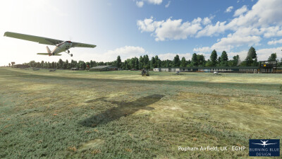 EGHP Popham Airfield - Microsoft Flight Simulator screenshot