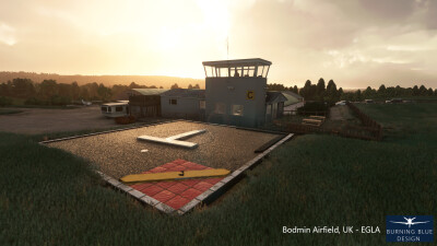 EGLA Bodmin Airfield - Microsoft Flight Simulator screenshot