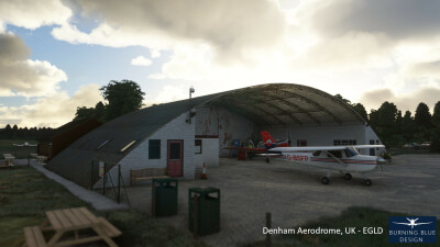 EGLD Denham Aerodrome - Microsoft Flight Simulator screenshot