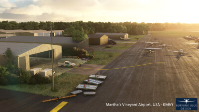 KMVY Martha’s Vineyard Airport - Microsoft Flight Simulator screenshot
