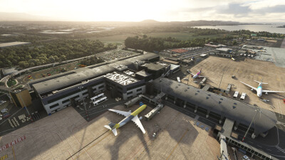 LIEE Cagliari Elmas Airport - Microsoft Flight Simulator screenshot