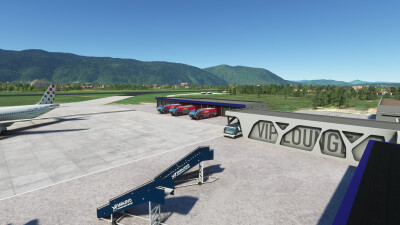 LQSA Sarajevo International Airport - Microsoft Flight Simulator screenshot