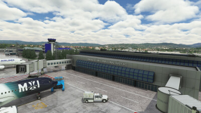 LQSA Sarajevo International Airport - Microsoft Flight Simulator screenshot