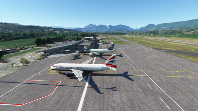 LFLB Chambery Savoie Mont Blanc Airport - Microsoft Flight Simulator screenshot
