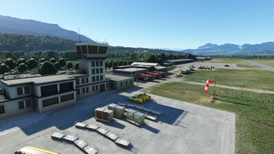 LFLB Chambery Savoie Mont Blanc Airport - Microsoft Flight Simulator screenshot