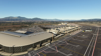 LGTS Thessaloniki Airport - Microsoft Flight Simulator screenshot