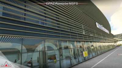EPRZ Rzeszów-Jasionka Airport - Microsoft Flight Simulator screenshot