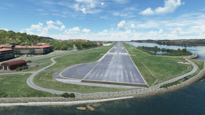 LESO San Sebastian Airport - Microsoft Flight Simulator screenshot
