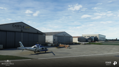 EGKB London Biggin Hill Airport - Microsoft Flight Simulator screenshot