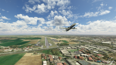 LIMP Parma Airport - Microsoft Flight Simulator screenshot