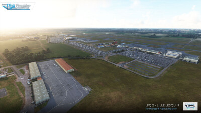 LFQQ Lille Airport - Microsoft Flight Simualtor screenshot