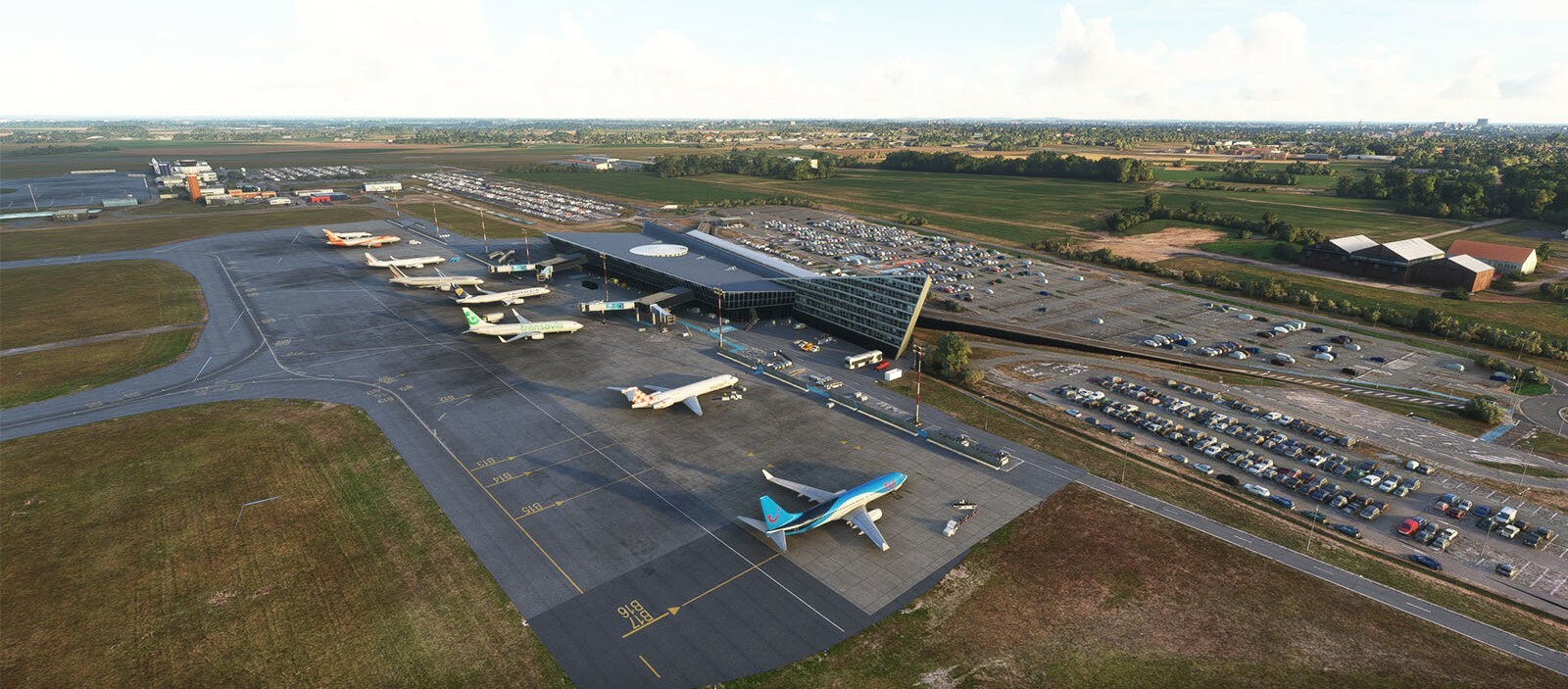 LFQQ Lille Airport - Microsoft Flight Simualtor