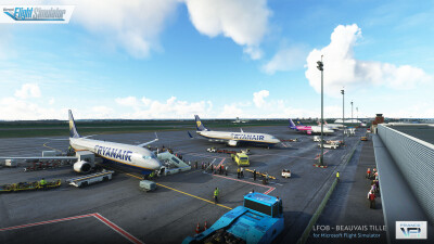 LFOB Beauvais–Tillé Airport - Microsoft Flight Simulator screenshot